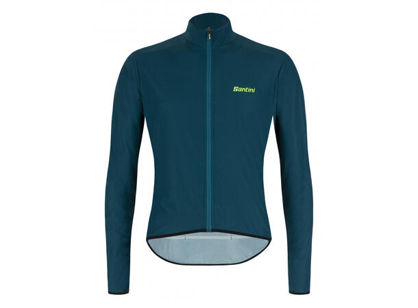 Santini Nebula Tynn Vindtett Jakke Teal S 
