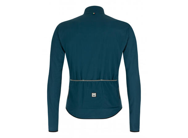 Santini Nebula Tynn Vindtett Jakke Teal L 