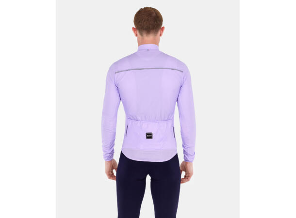 Santini RTR Vindtett jakke Lys lilla L 