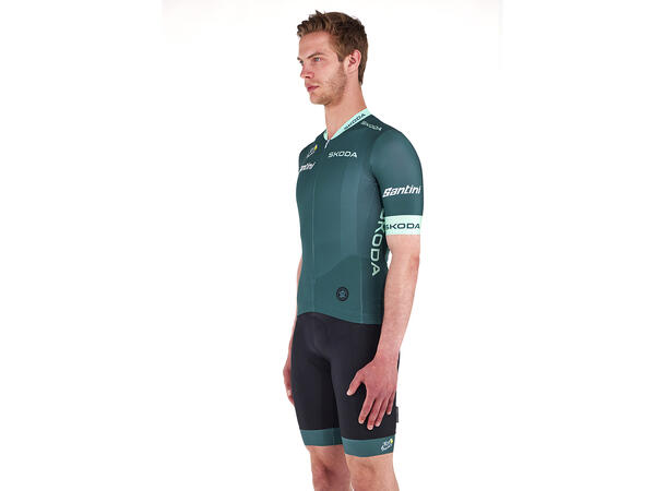 Santini Tour de France Ledertrøye Grønn S 