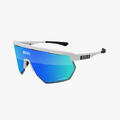 Scicon Aerowing Solbriller White Gloss/Multimirror Blue