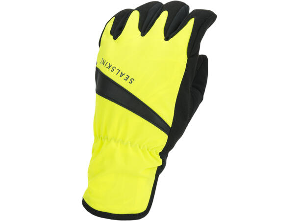 Sealskinz Bodham Sykkelhanske Neon Gul/Sort - S 