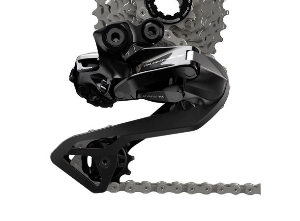 Shimano Dura Ace RD-R9250 Di2 Bakgir Sort, 12-Delt, Max 34T 