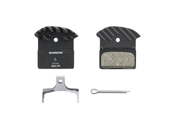 Shimano J05A Resin Bremseklosser Kjøleribber, 1 sett, XTR/XT/SLX/Alfine 