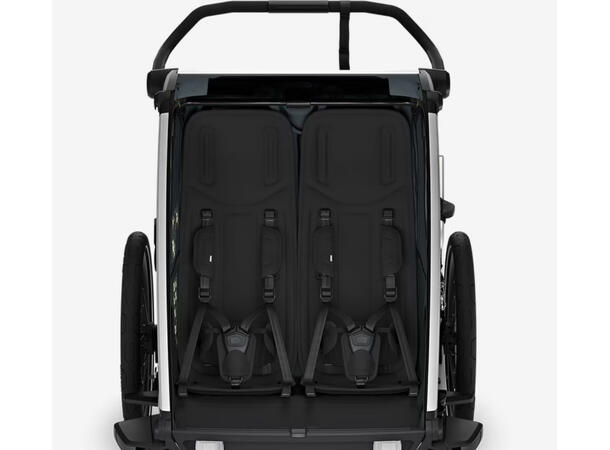 Thule Chariot Cross 2 Double Sykkelvogn Dark Slate