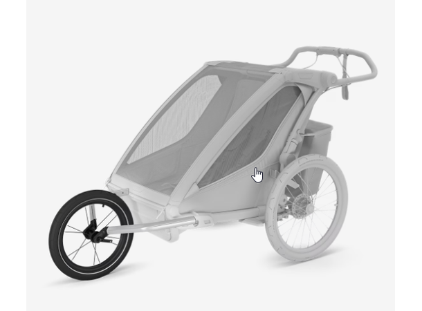 Thule Chariot Joggesett 2 Til Chariot Dobbelvogner 