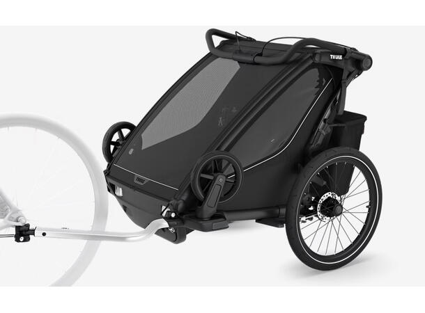 Thule Chariot Sport 2 Double Sykkelvogn Sort 