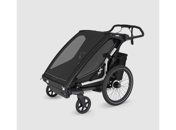 Thule Chariot Sport 2 Double Sykkelvogn Sort 