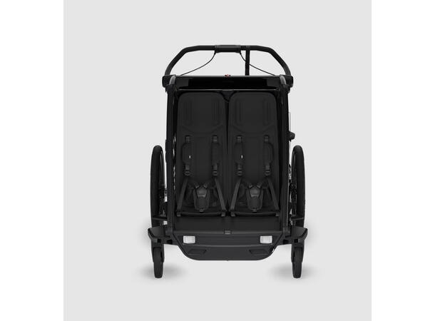 Thule Chariot Sport 2 Double Sykkelvogn Sort 
