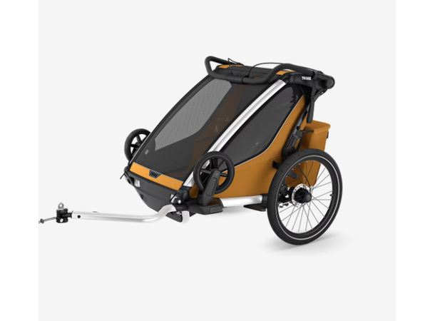 Thule Chariot Sport 2 Double Sykkelvogn Natural Gold 