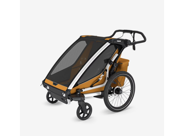 Thule Chariot Sport 2 Double Sykkelvogn Natural Gold 