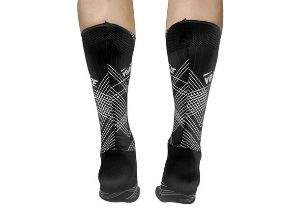 Velotoze Aerosokker, X-Tall Sort L-XL 