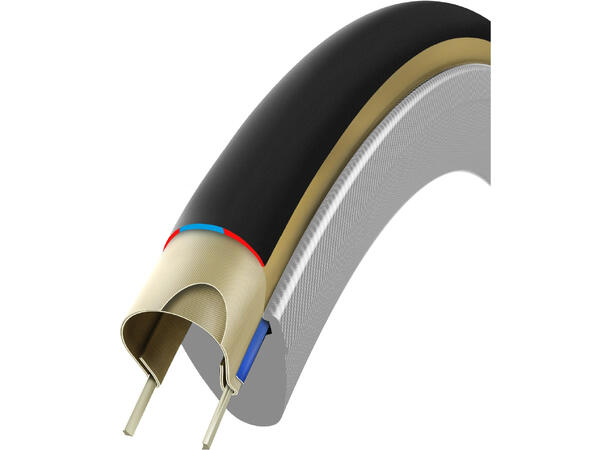 Vittoria Pista Oro TLR Banedekk 700x23, 187gr, Clincher 