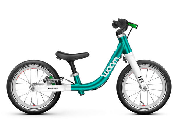 Woom Go 1 12" Balansesykkel Grønn 