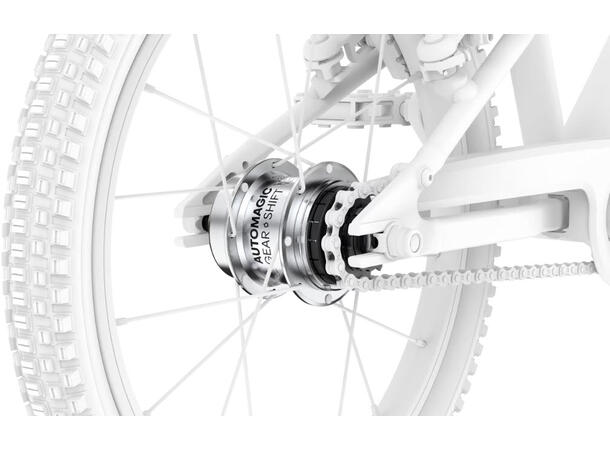 Woom Go 3 Automagic 16", Blå 6,1kg, 4-6 år, 105-120cm, 2 Gir 