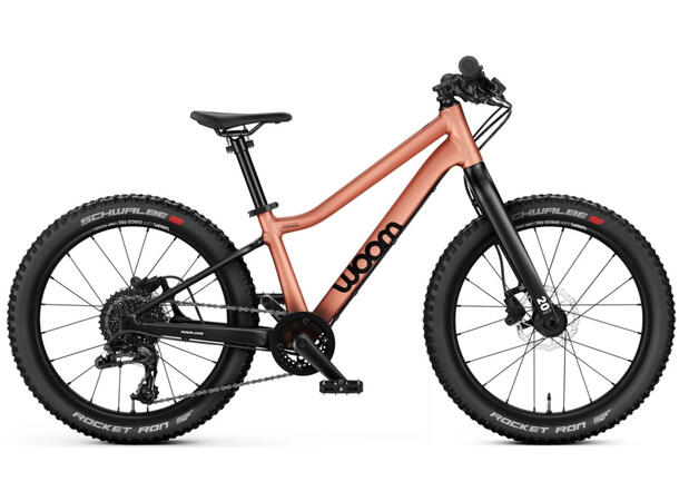 Woom OFF 4 20" Copper Barnesykkel 7,8kg, 6-8 år, 115-130cm 