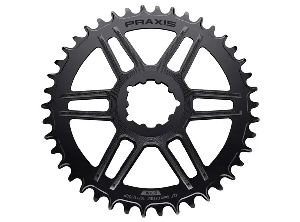 Praxis 1x NW Krankdrev 42T, DM 3 Bolt, 10/11/12 delt 