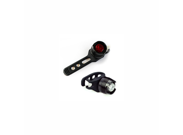 YD Ruby Diamond LED Lyktesett Sort, aluminium, inkl. batterier, 52 gr 