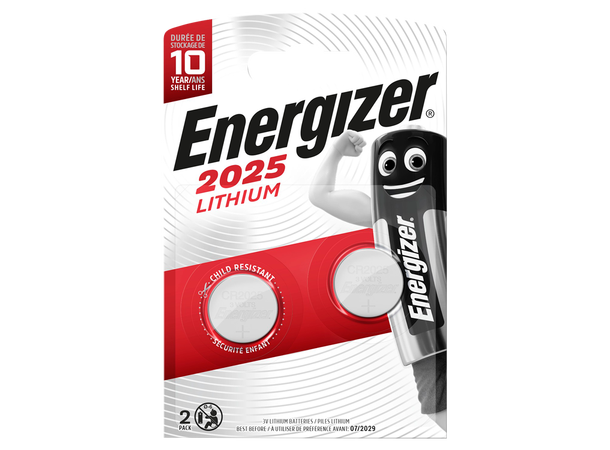 Energizer Lithium CR 2025 2PK 