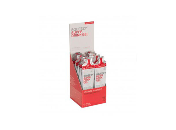Squeezy Super Drink Gel 12pk Sitron/koffein - 60ml 
