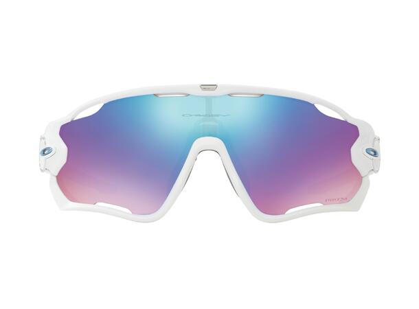 Oakley Jawbreaker Polished White Prizm Sapphire Snow 