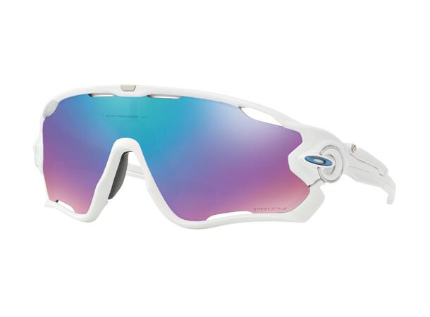 Oakley Jawbreaker Polished White Prizm Sapphire Snow 