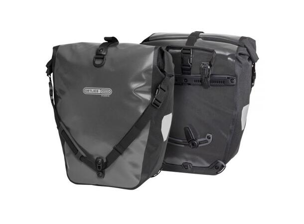 Ortlieb Back Roller Classic Sykkelvesker Grå/Sort, 2x20L, QL 2.1 